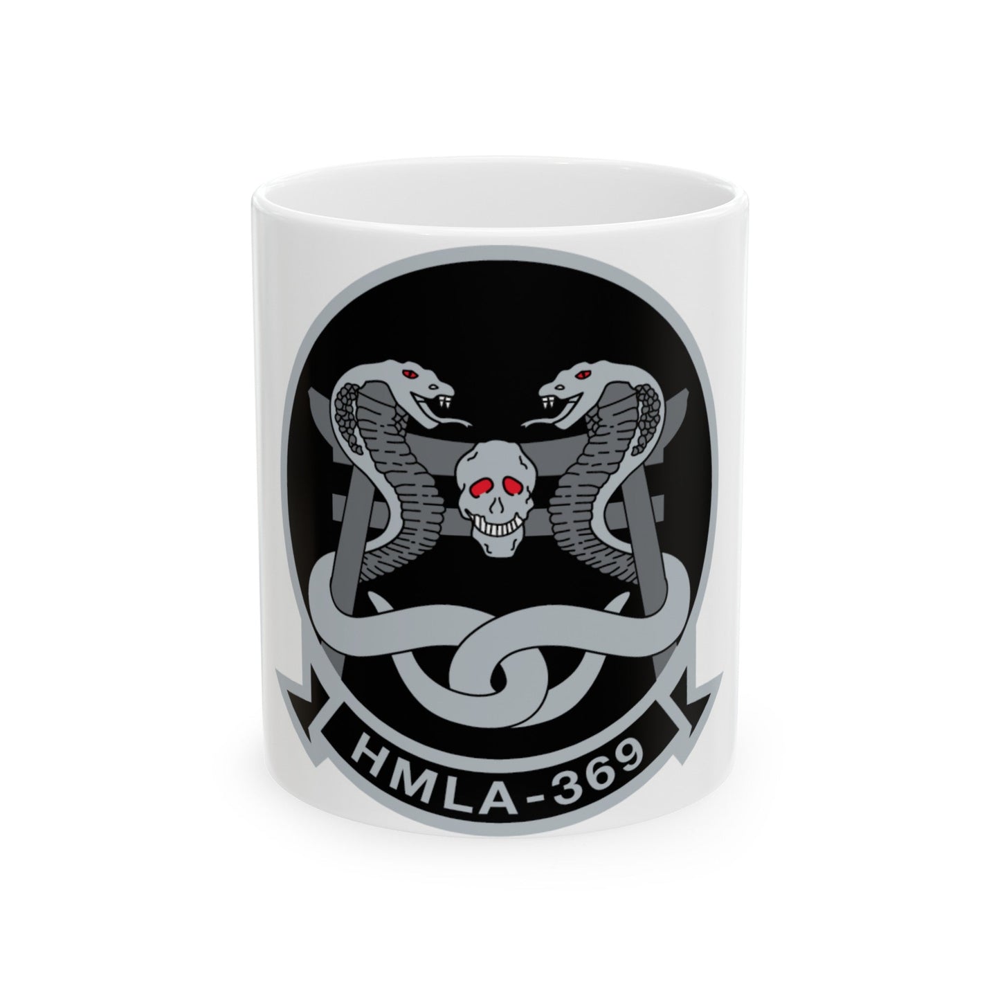 HMLA 369 (USMC) White Coffee Mug-11oz-The Sticker Space