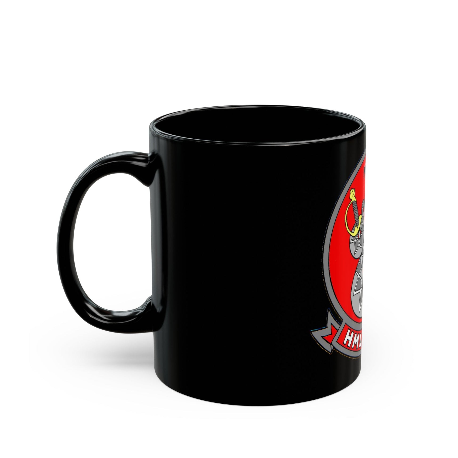 HMLA 467 (USMC) Black Coffee Mug-The Sticker Space