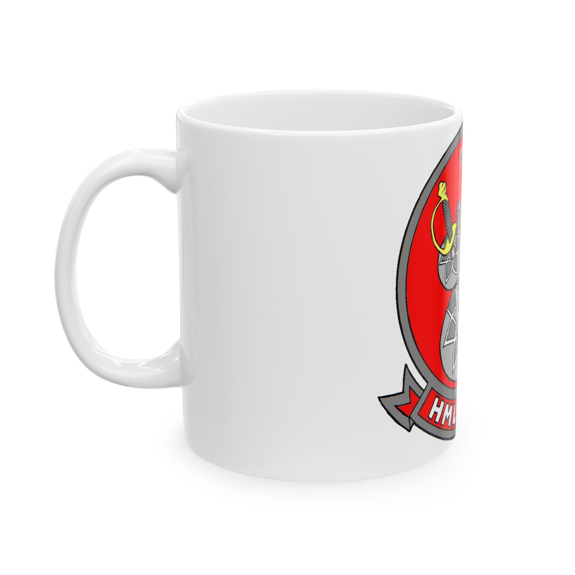 HMLA 467 (USMC) White Coffee Mug-The Sticker Space