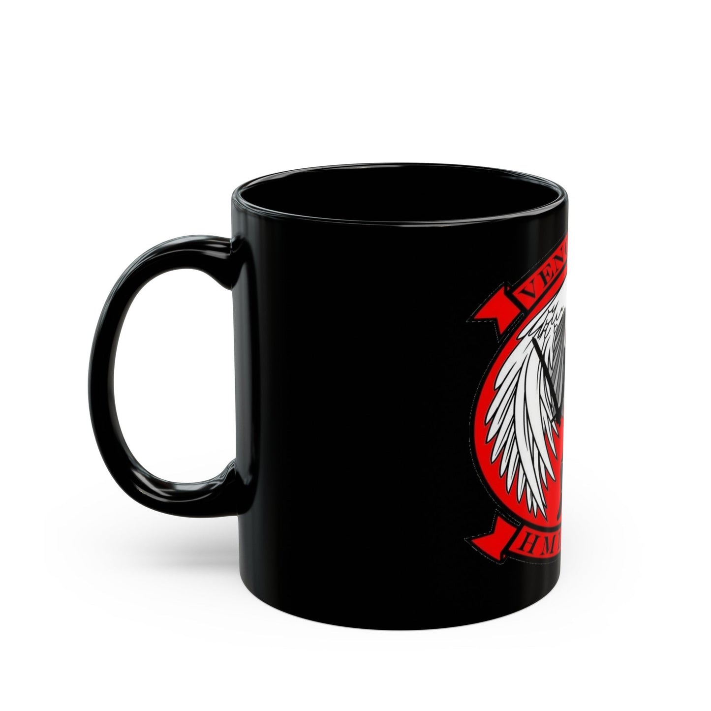 HMLA 469 Vengeance (USMC) Black Coffee Mug-The Sticker Space