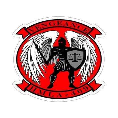 HMLA 469 Vengeance (USMC) STICKER Vinyl Die-Cut Decal - The Sticker Space