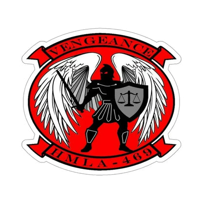 HMLA 469 Vengeance (USMC) STICKER Vinyl Die-Cut Decal - The Sticker Space