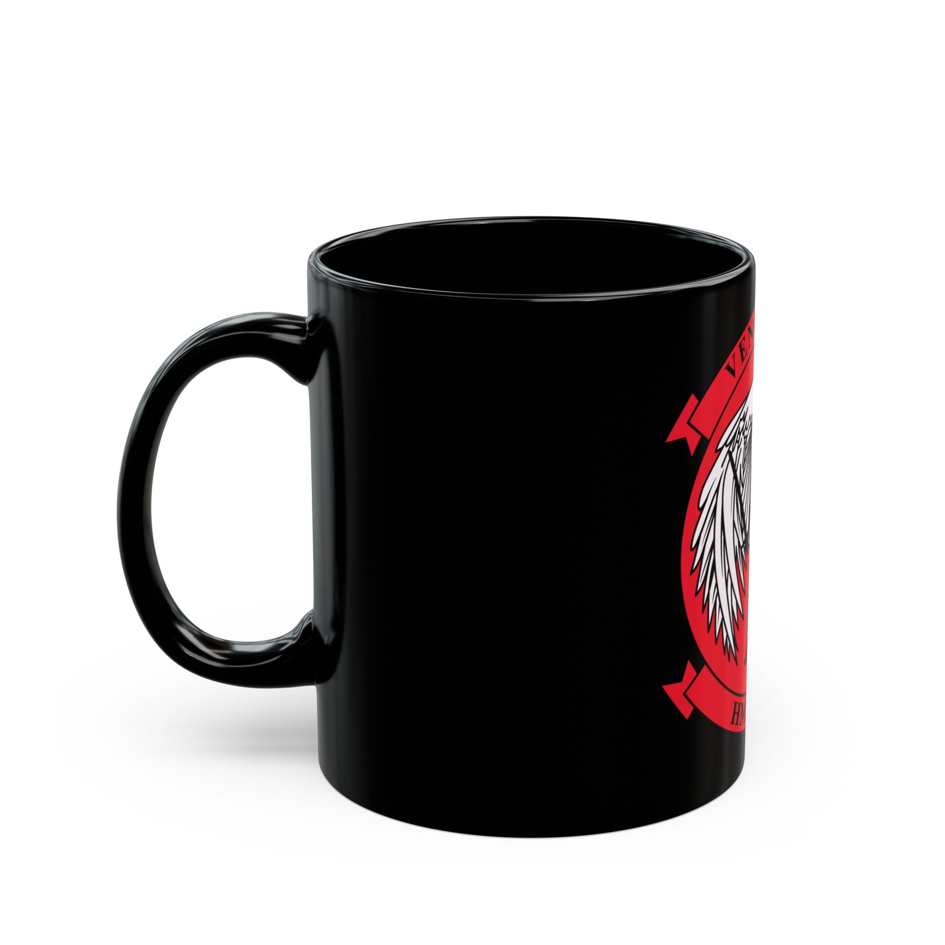 HMLA 469 Vengeance v2 (USMC) Black Coffee Mug-The Sticker Space