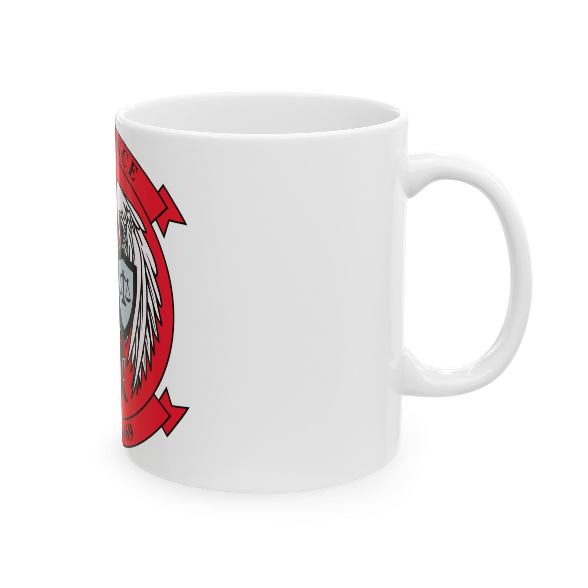 HMLA 469 Vengeance v2 (USMC) White Coffee Mug-The Sticker Space