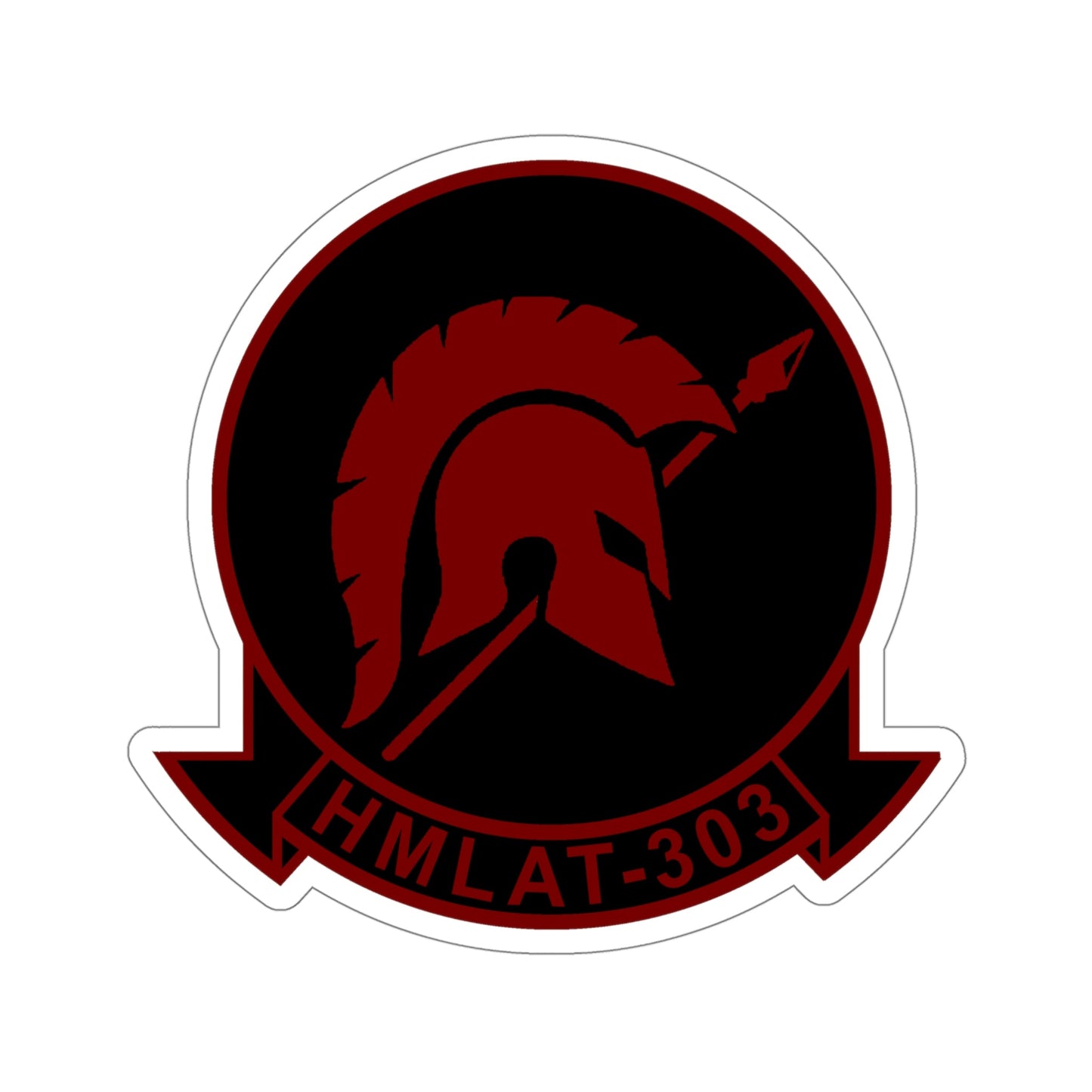 HMLAT 303 Atlas (USMC) STICKER Vinyl Die-Cut Decal-5 Inch-The Sticker Space