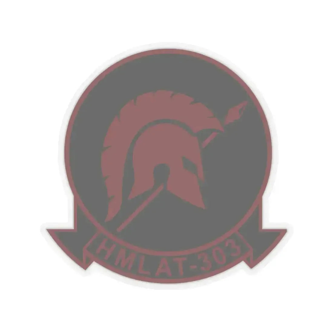 HMLAT 303 Atlas (USMC) STICKER Vinyl Kiss-Cut Decal 3 Inch Transparent - The Sticker Space