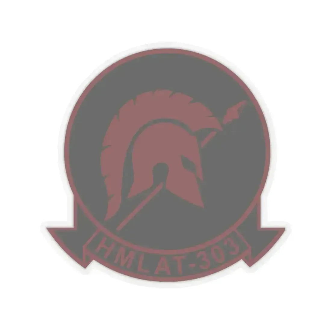 HMLAT 303 Atlas (USMC) STICKER Vinyl Kiss-Cut Decal 6 Inch Transparent - The Sticker Space