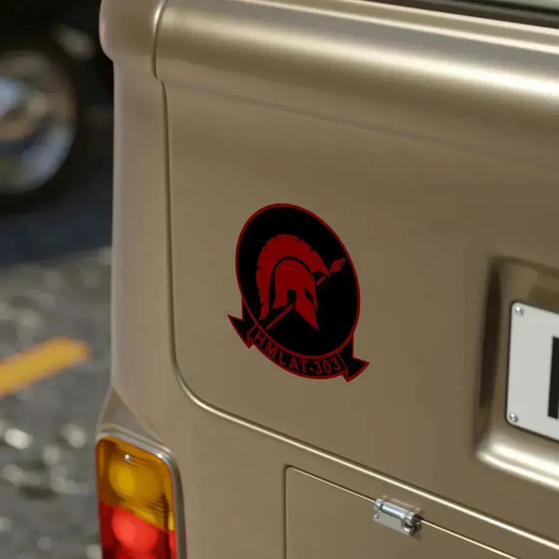 HMLAT 303 Atlas (USMC) Transparent STICKER Die-Cut Vinyl Decal - The Sticker Space