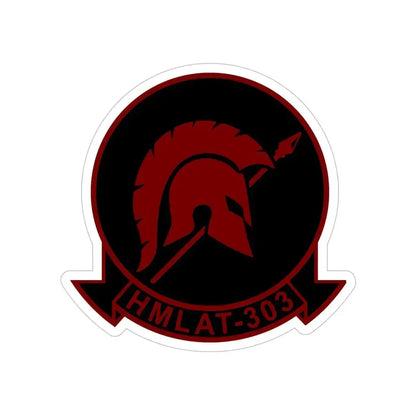 HMLAT 303 Atlas (USMC) Transparent STICKER Die-Cut Vinyl Decal - The Sticker Space