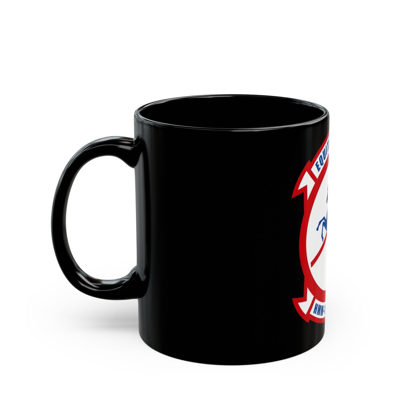 HMM 161 (USMC) Black Coffee Mug-The Sticker Space