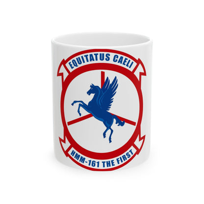 HMM 161 (USMC) White Coffee Mug-11oz-The Sticker Space