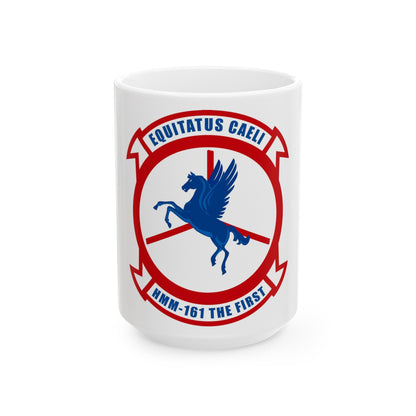 HMM 161 (USMC) White Coffee Mug-15oz-The Sticker Space