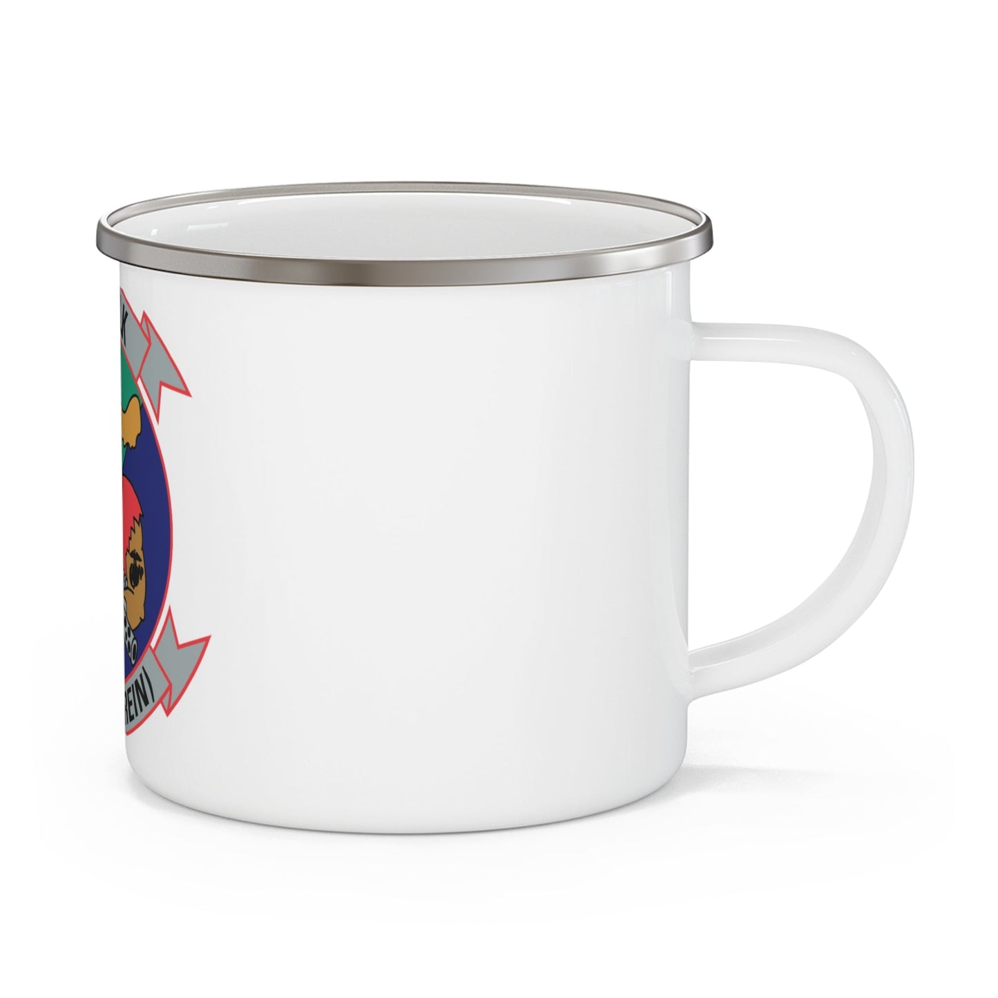 HMM 166 2 (USMC) Enamel Mug-12oz-The Sticker Space