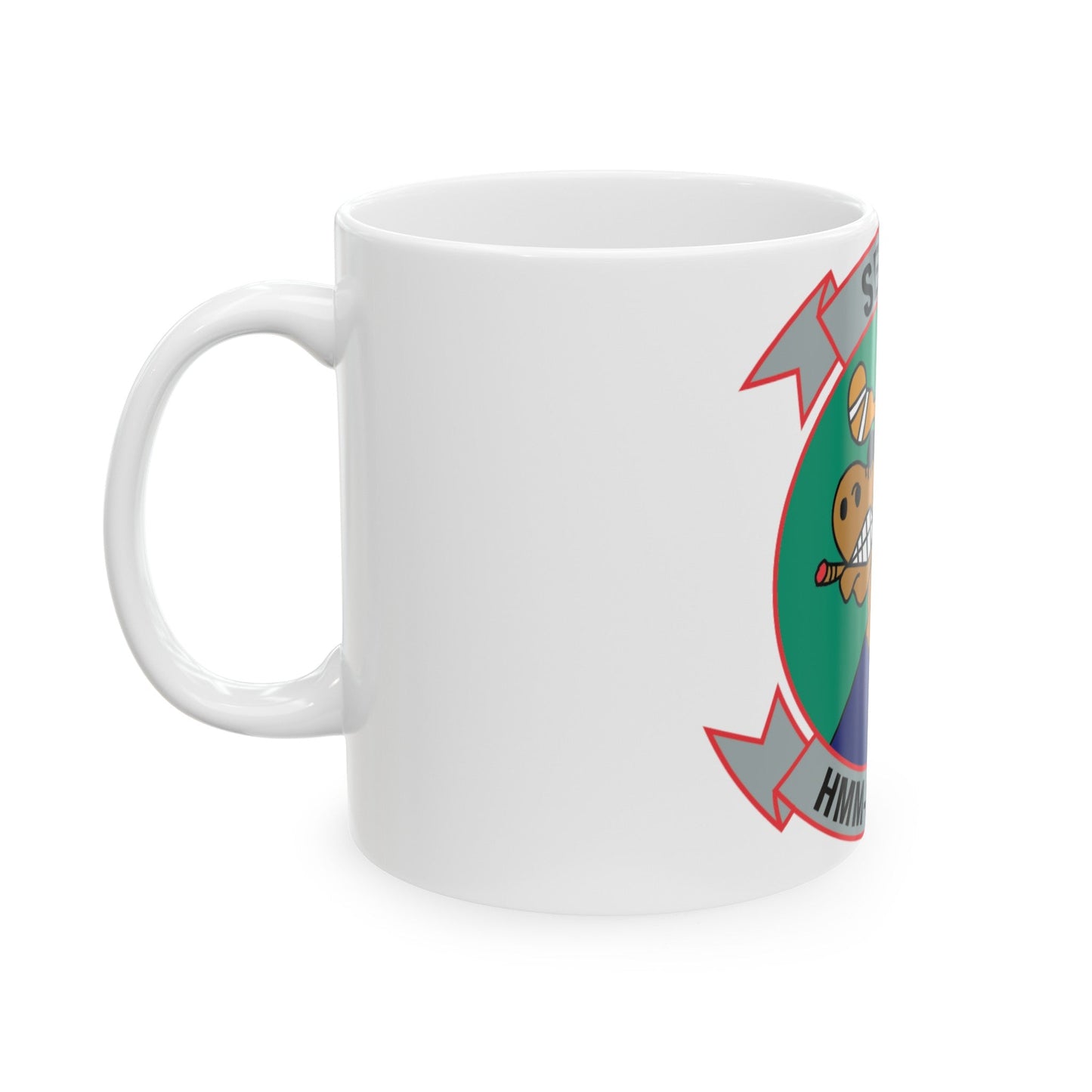 HMM 166 2 (USMC) White Coffee Mug-The Sticker Space