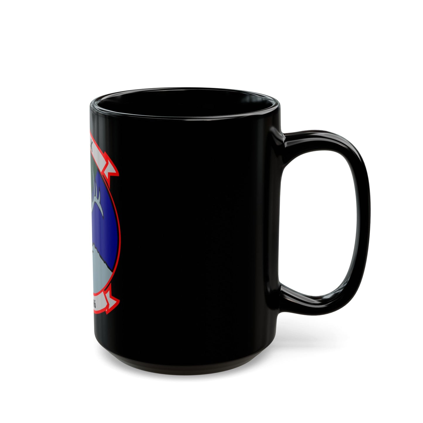 HMM 166 (USMC) Black Coffee Mug-The Sticker Space