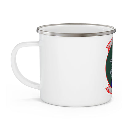 HMM 166 (USMC) Enamel Mug-12oz-The Sticker Space