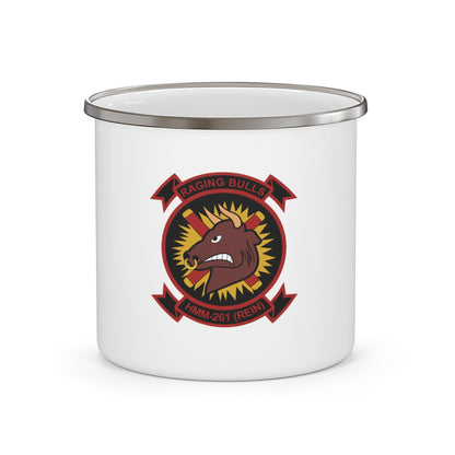 HMM 261 1 (USMC) Enamel Mug-12oz-The Sticker Space