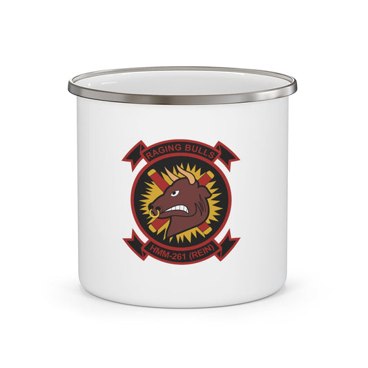 HMM 261 1 (USMC) Enamel Mug-12oz-The Sticker Space