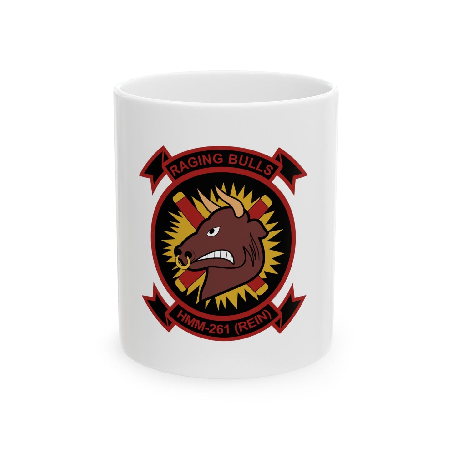 HMM 261 1 (USMC) White Coffee Mug-11oz-The Sticker Space