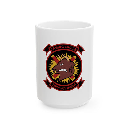 HMM 261 1 (USMC) White Coffee Mug-15oz-The Sticker Space