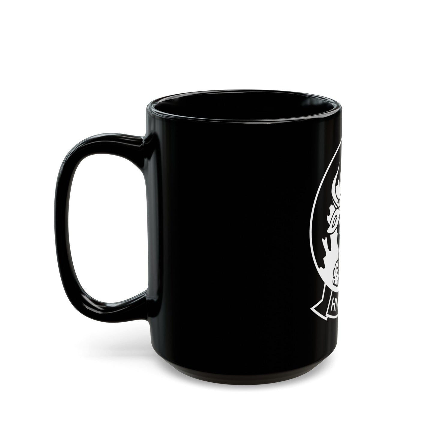 HMM 261 BW (USMC) Black Coffee Mug-The Sticker Space