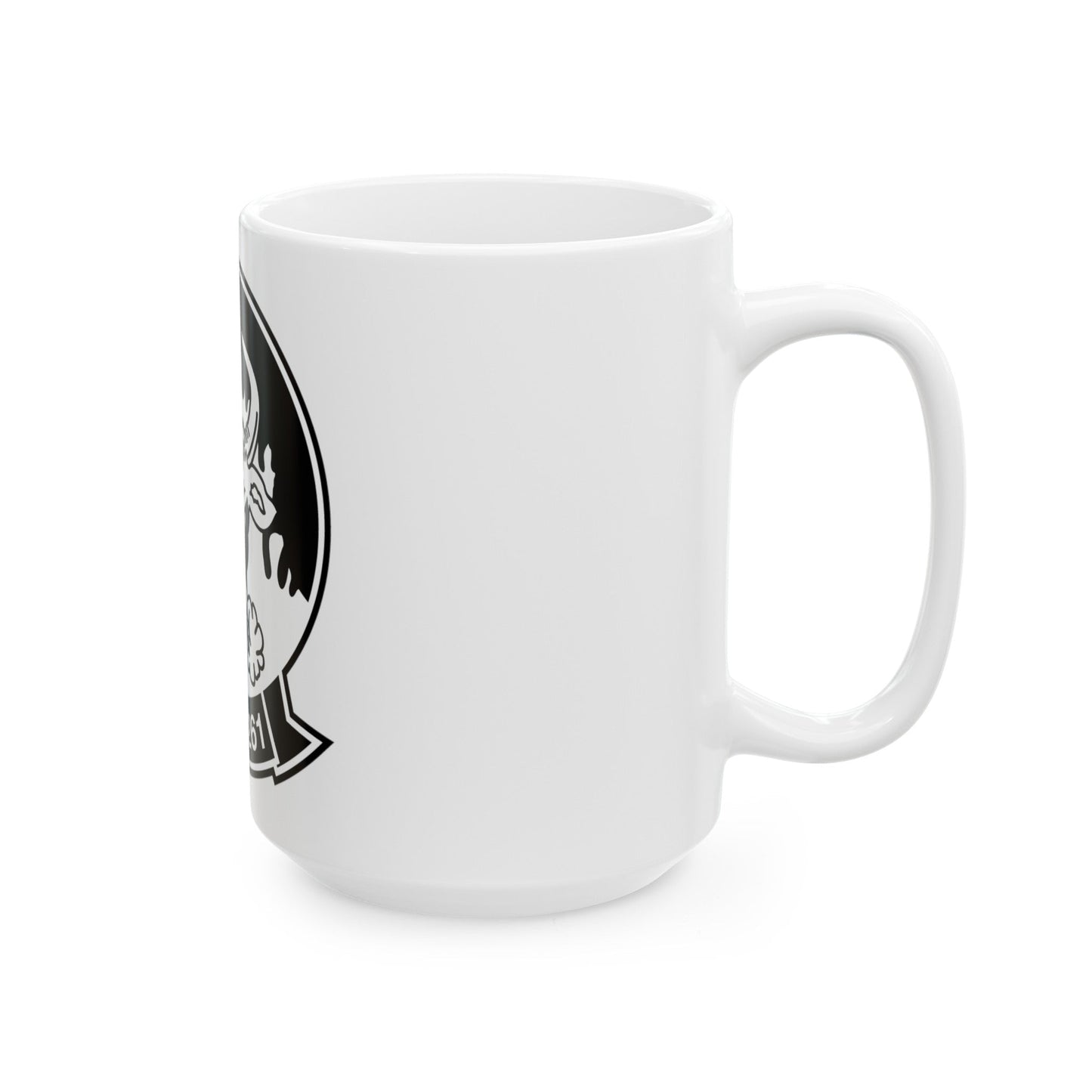 HMM 261 BW (USMC) White Coffee Mug-The Sticker Space