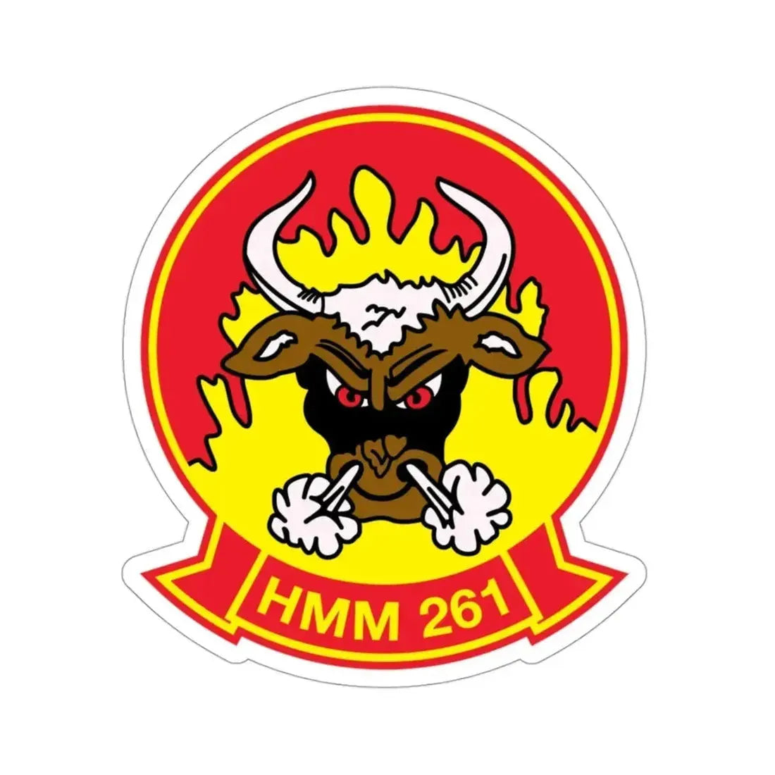 HMM 261 (USMC) STICKER Vinyl Die-Cut Decal - The Sticker Space
