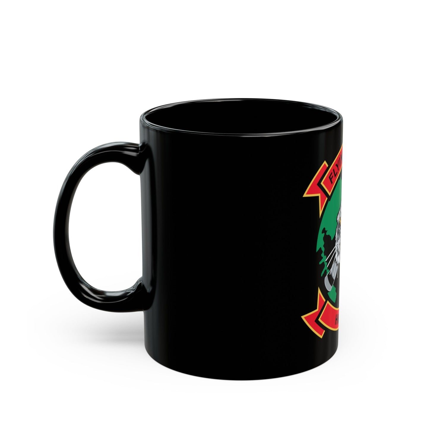 HMM 262 Flying Tigers (USMC) Black Coffee Mug-The Sticker Space