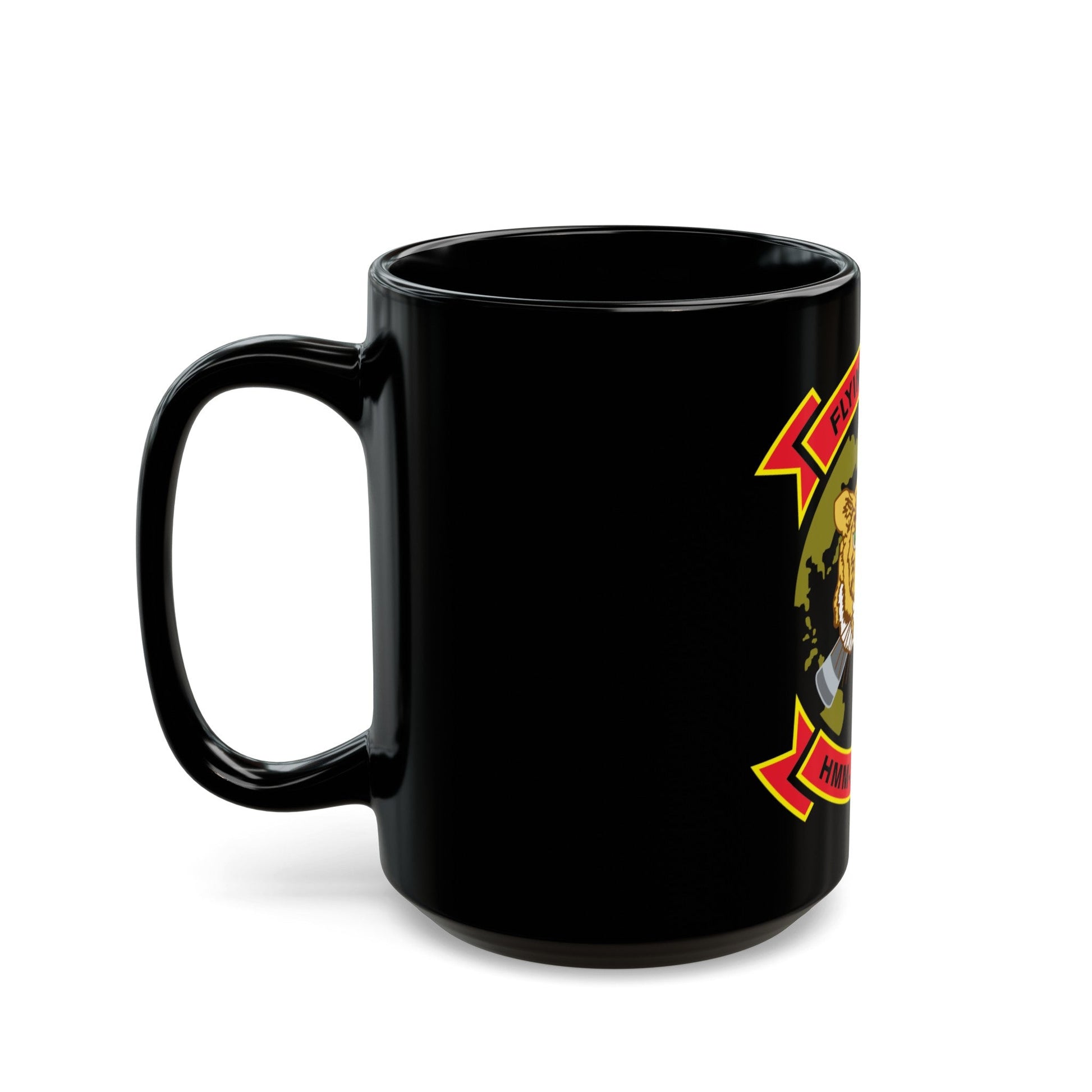 HMM 262 REIN (USMC) Black Coffee Mug-The Sticker Space