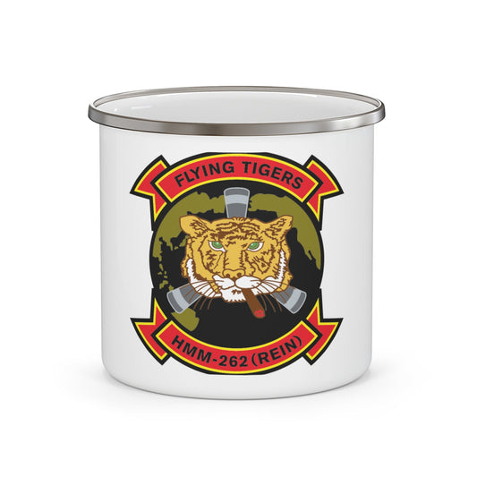 HMM 262 REIN (USMC) Enamel Mug-12oz-The Sticker Space