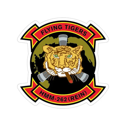 HMM 262 REIN (USMC) Transparent STICKER Die-Cut Vinyl Decal 6 Inch - The Sticker Space