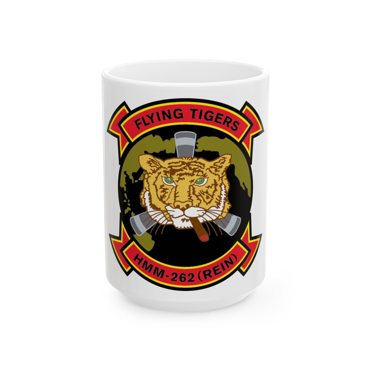 HMM 262 REIN (USMC) White Coffee Mug-15oz-The Sticker Space