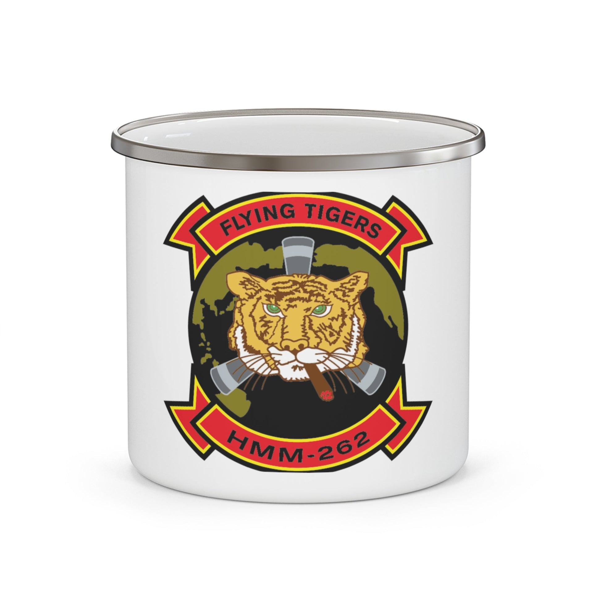 HMM 262 (USMC) Enamel Mug-12oz-The Sticker Space