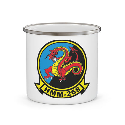 HMM 268 alt (USMC) Enamel Mug-12oz-The Sticker Space