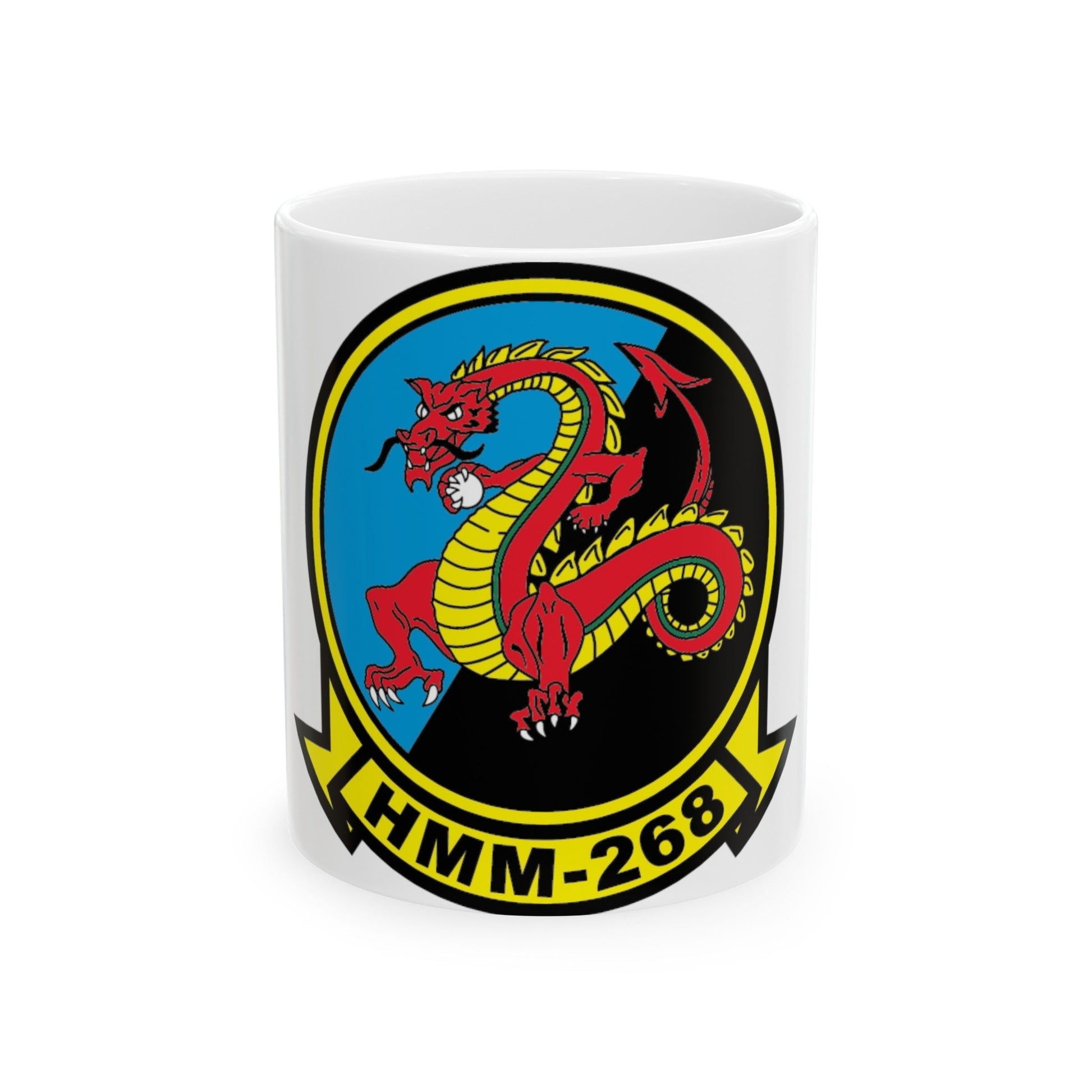 HMM 268 alt (USMC) White Coffee Mug-11oz-The Sticker Space