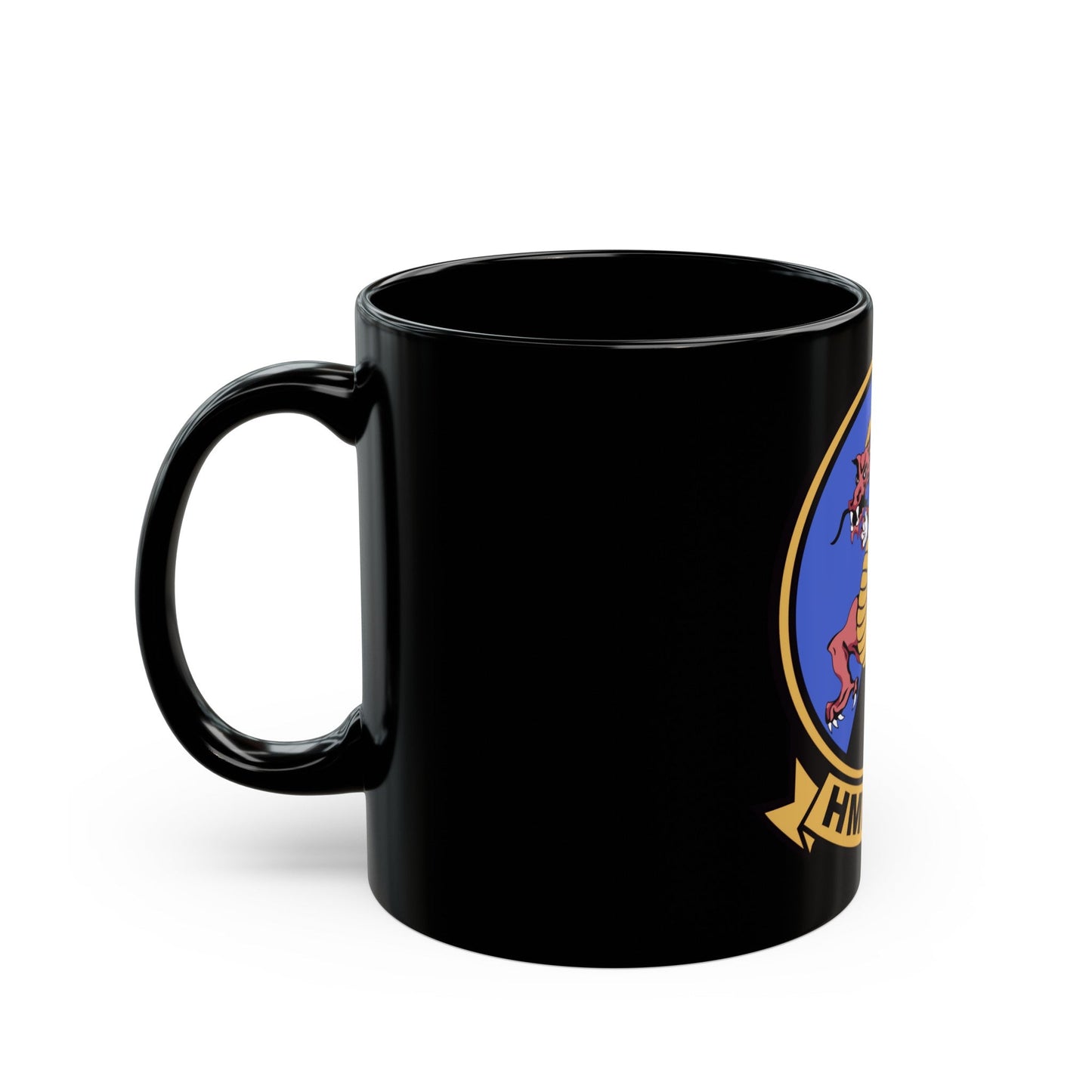 HMM 268 (USMC) Black Coffee Mug-The Sticker Space