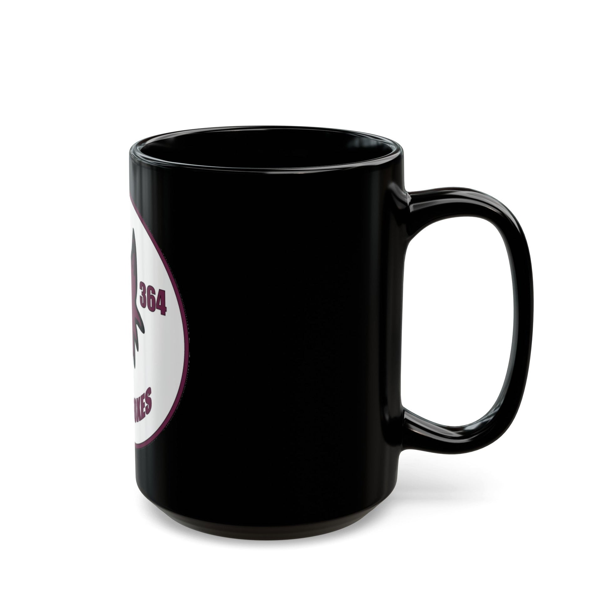 HMM 364 (USMC) Black Coffee Mug-The Sticker Space