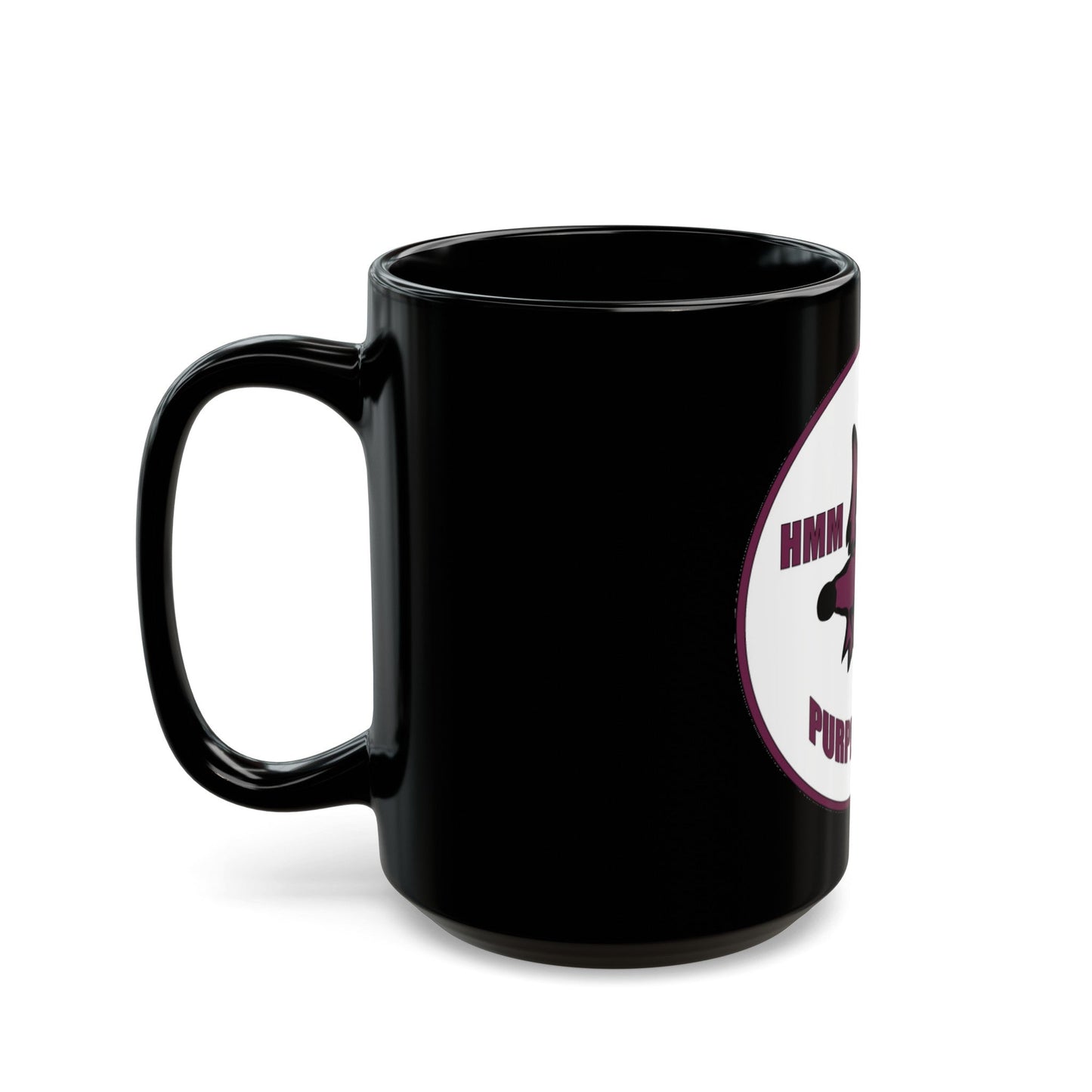 HMM 364 (USMC) Black Coffee Mug-The Sticker Space