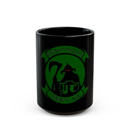 HMMT 164 (USMC) Black Coffee Mug-15oz-The Sticker Space