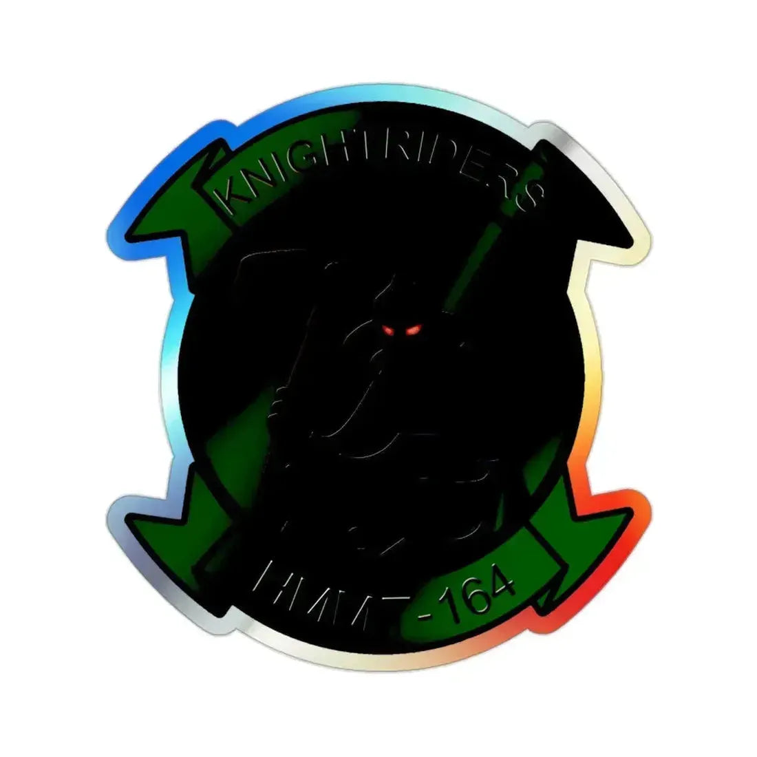 HMMT 164 (USMC) Holographic STICKER Die-Cut Vinyl Decal 2 Inch Holographic - The Sticker Space