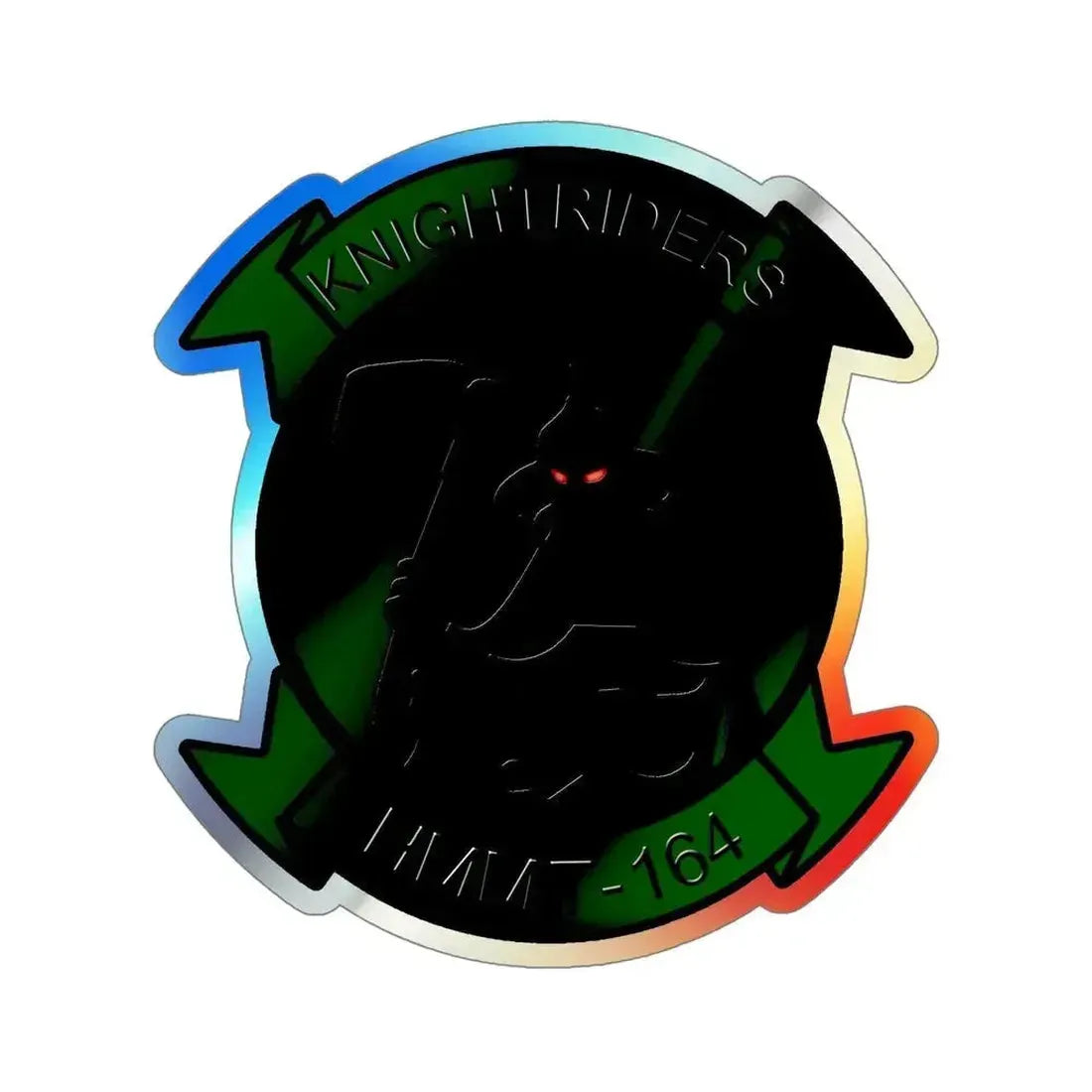 HMMT 164 (USMC) Holographic STICKER Die-Cut Vinyl Decal 5 Inch Holographic - The Sticker Space
