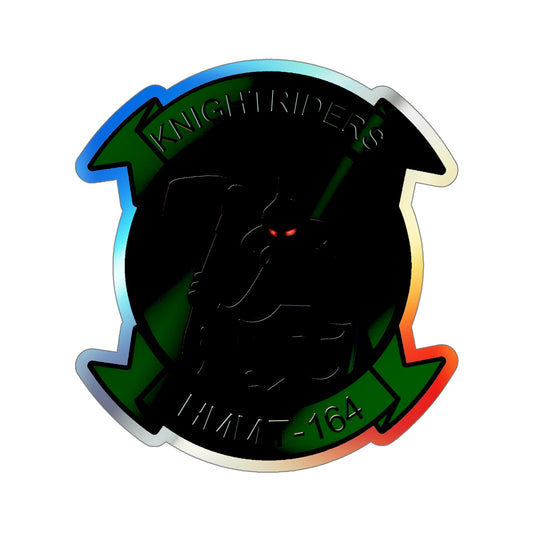 HMMT 164 (USMC) Holographic STICKER Die-Cut Vinyl Decal-6 Inch-The Sticker Space