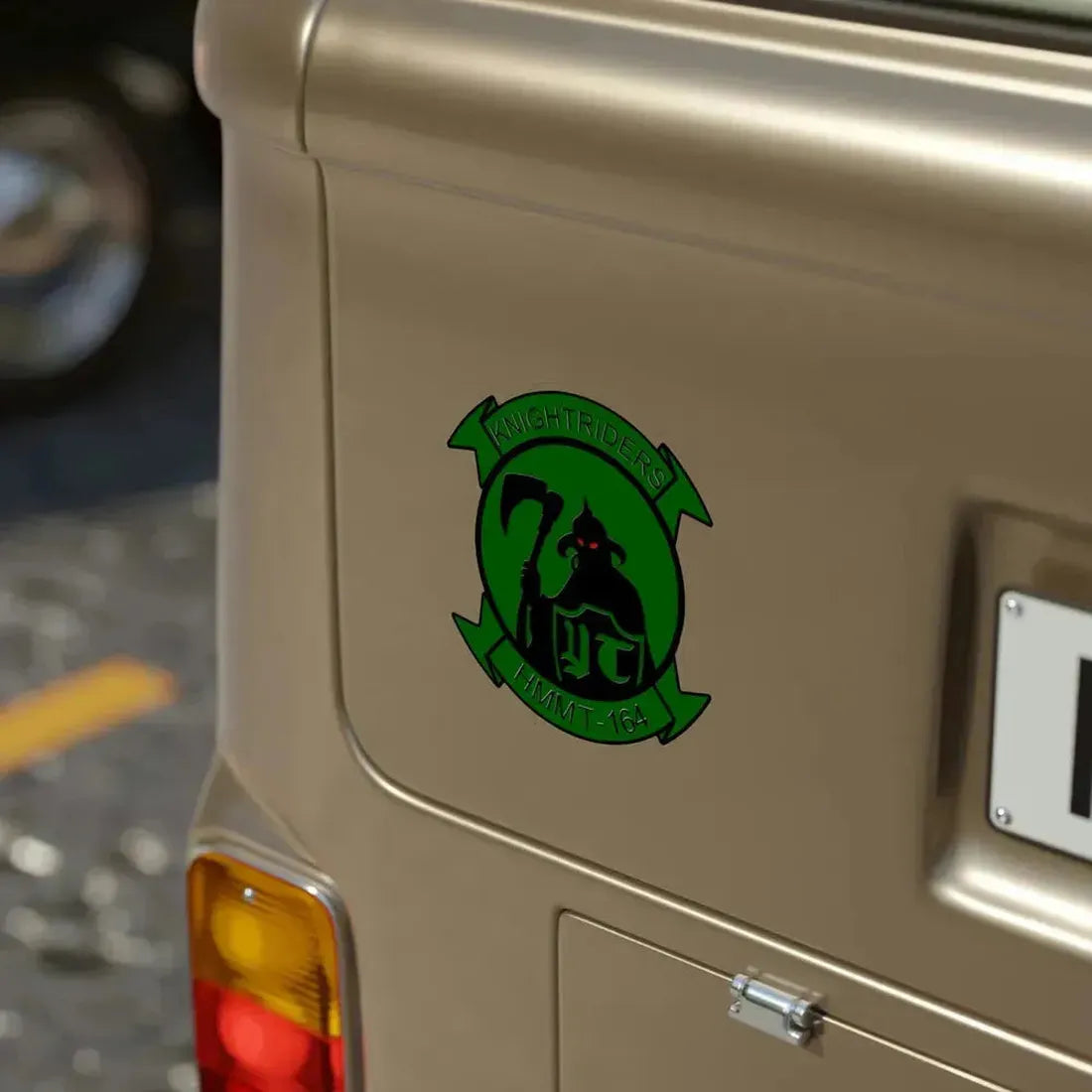 HMMT 164 (USMC) Transparent STICKER Die-Cut Vinyl Decal - The Sticker Space