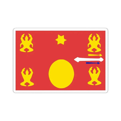 Hmong flag (China) STICKER Vinyl Kiss-Cut Decal 4 Inch White - The Sticker Space