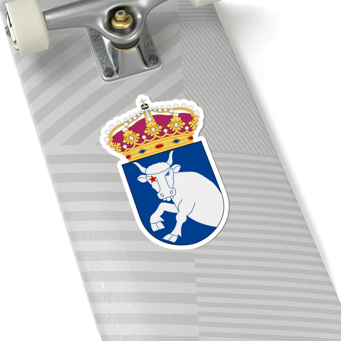 HMS Aldebaran vapen (Sweden) (Coat of Arms) STICKER Vinyl Kiss-Cut Decal - The Sticker Space