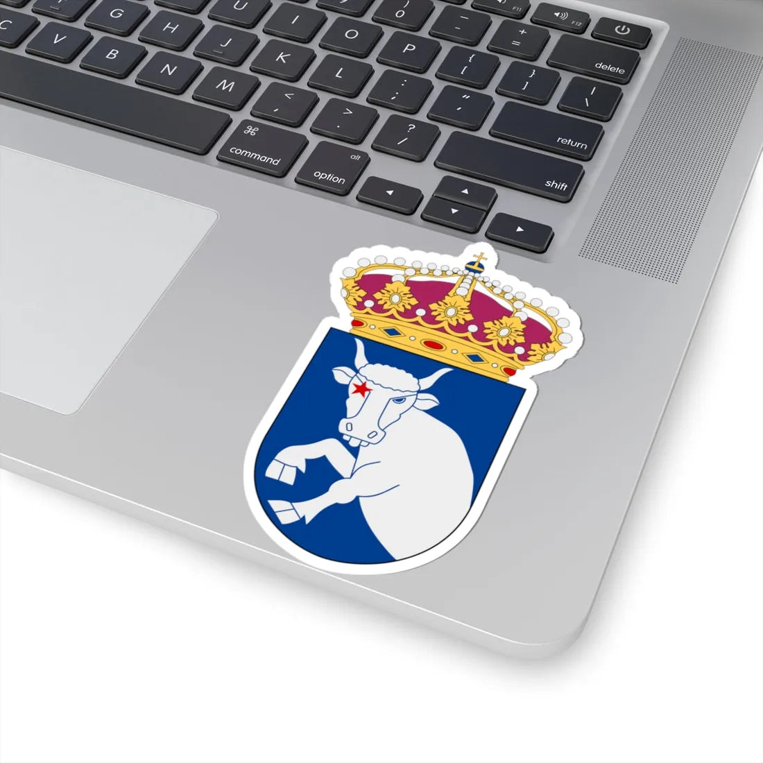 HMS Aldebaran vapen (Sweden) (Coat of Arms) STICKER Vinyl Kiss-Cut Decal - The Sticker Space