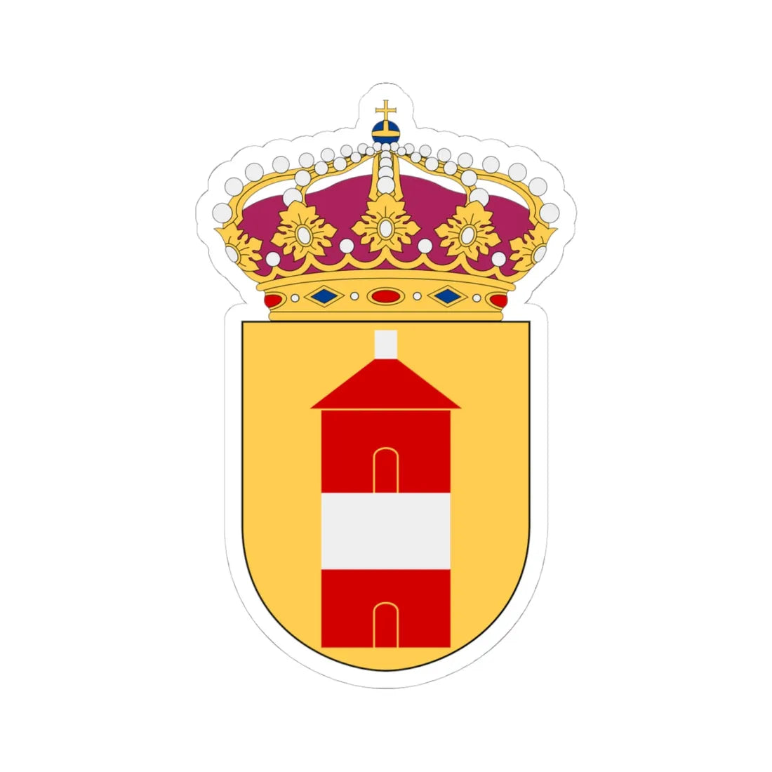 HMS Arholma vapen (Sweden) (Coat of Arms) STICKER Vinyl Kiss-Cut Decal - The Sticker Space