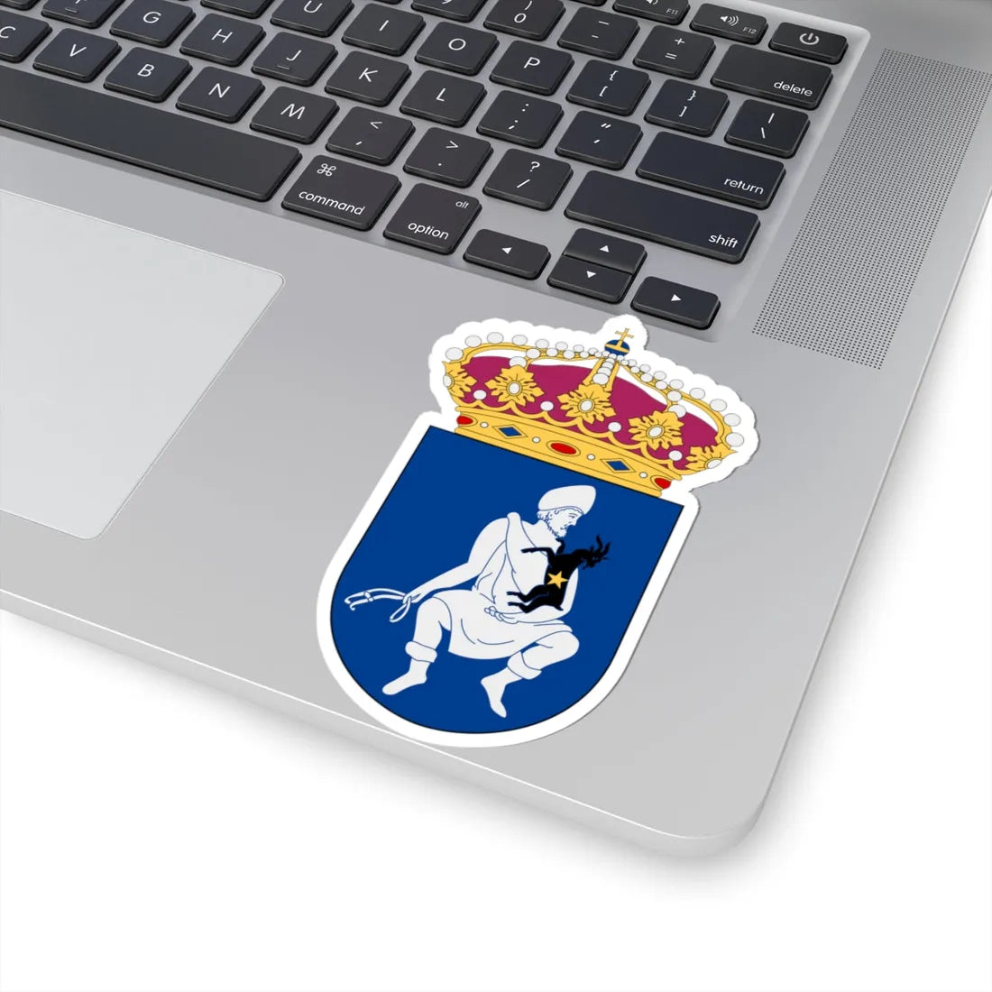 HMS Capella vapen (Sweden) (Coat of Arms) STICKER Vinyl Kiss-Cut Decal - The Sticker Space