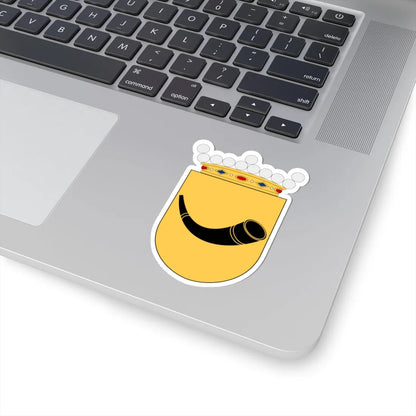 HMS Claes Horn vapen (Sweden) (Coat of Arms) STICKER Vinyl Kiss-Cut Decal - The Sticker Space