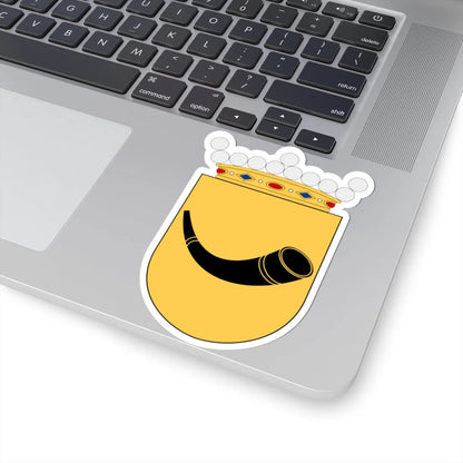 HMS Claes Horn vapen (Sweden) (Coat of Arms) STICKER Vinyl Kiss-Cut Decal - The Sticker Space
